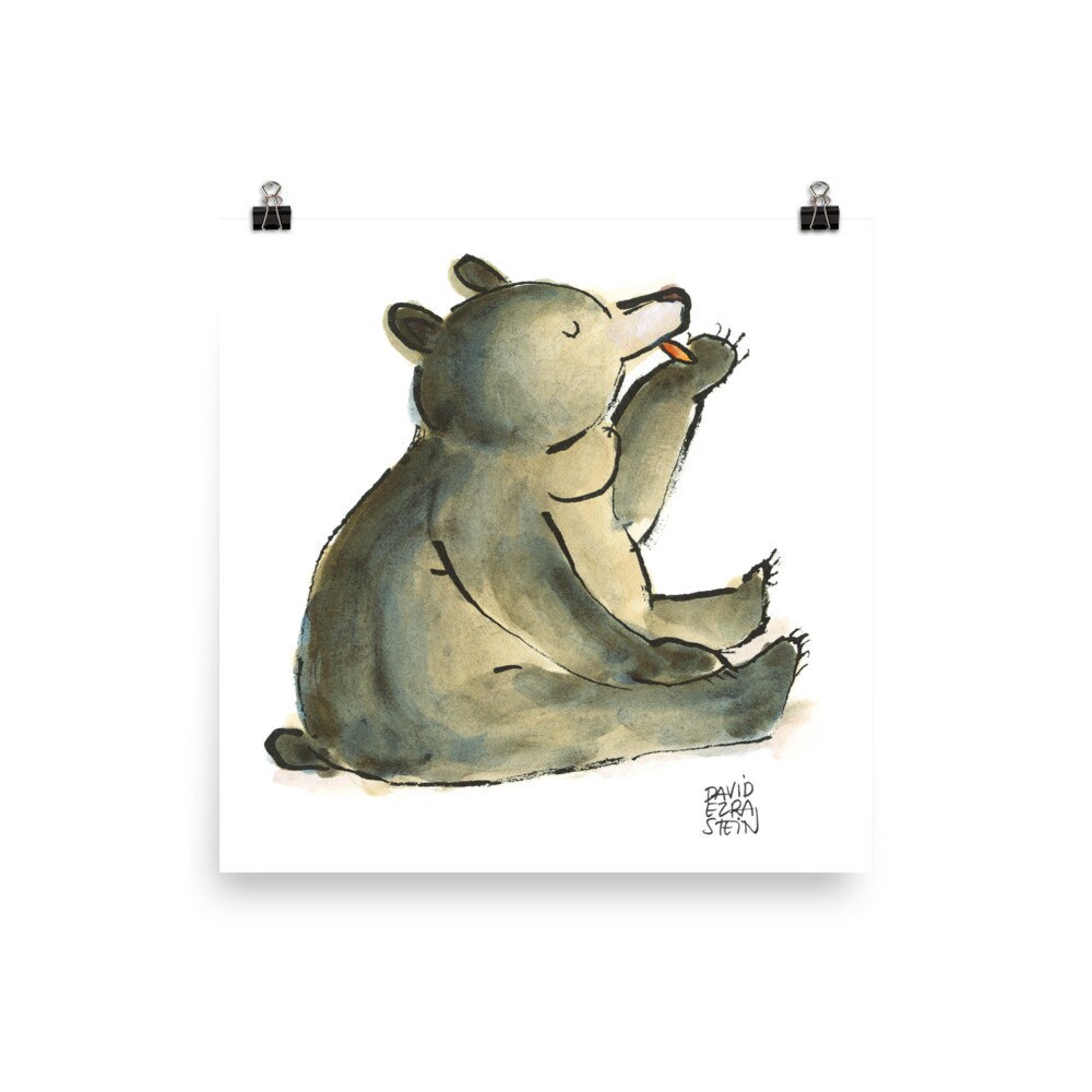 Honey "Licking his Paws" Poster (unframed)