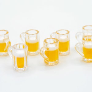 Miniature Cerveza Beer Mug Pretend Beverage, Mexican Food, Day of the Dead, Dia de los Muertos, Altar Food, Traditional Mexican, Nicho