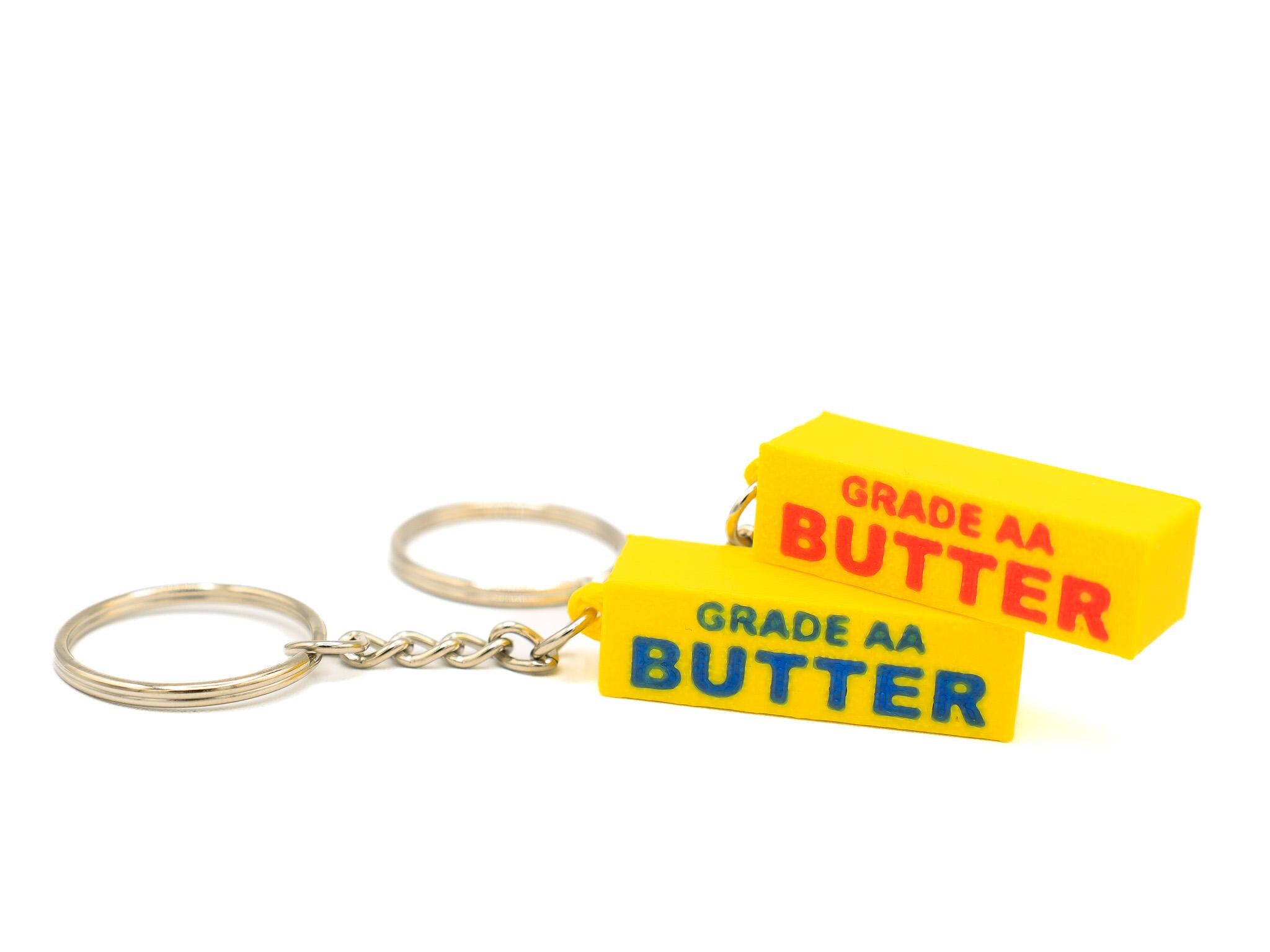 Butter Stick Schlüsselanhänger, Gefälschte Essen Schlüsselanhänger, Kawaii Essen Schlüsselanhänger, Mini Küche Dekor, lustige Taschenanhänger, Geschenk für Ihn, Geschenk für Ihn, Hummer kochen