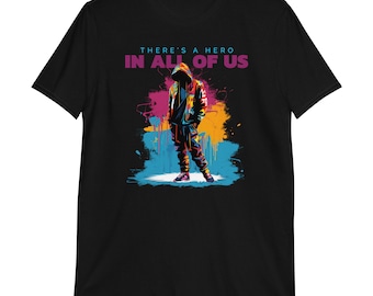 Spiderverse Inspired Design Featuring A Superhero - Unisex T-Shirt