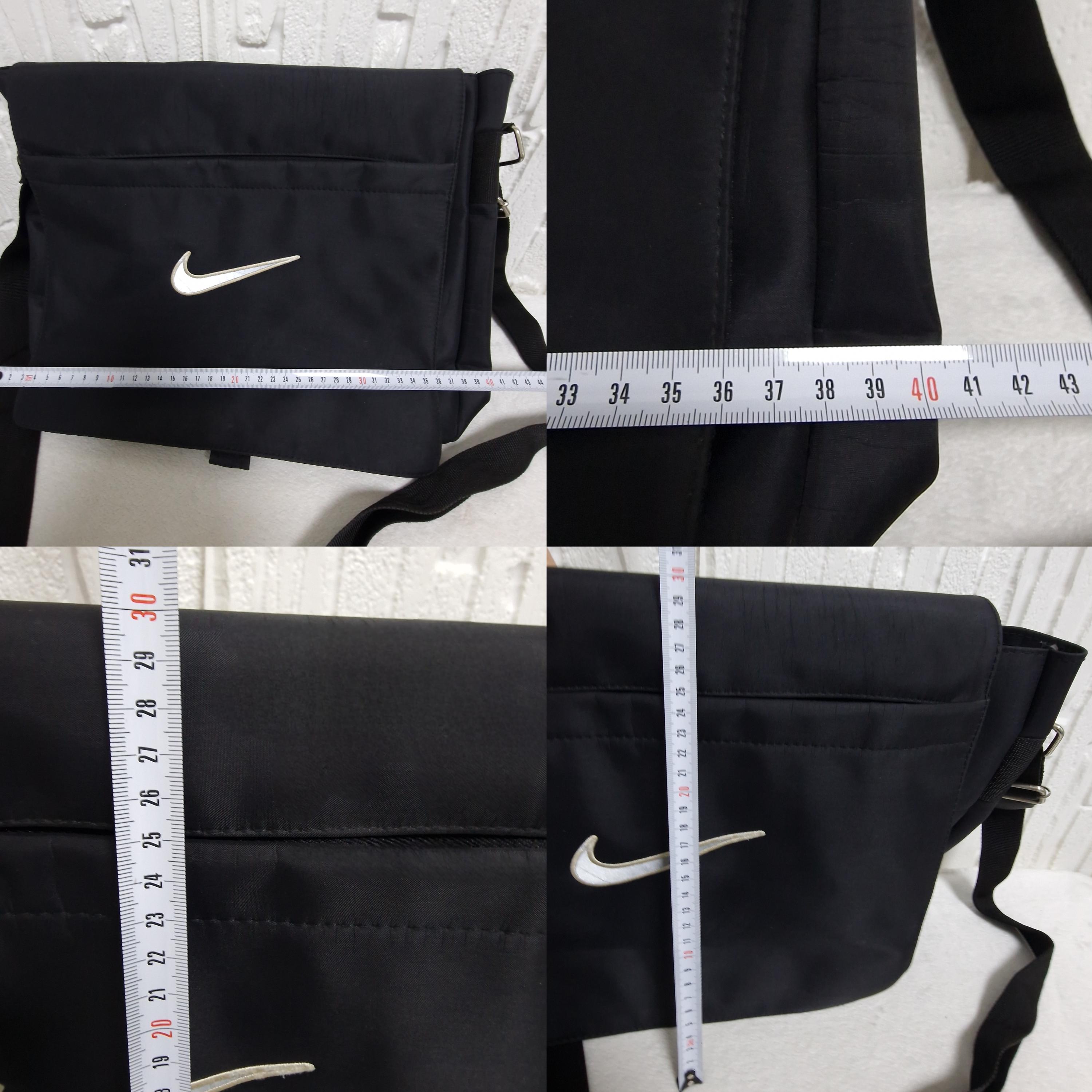 Vintage Nike Messenger Bag – Black Shoulder Utility Organizer