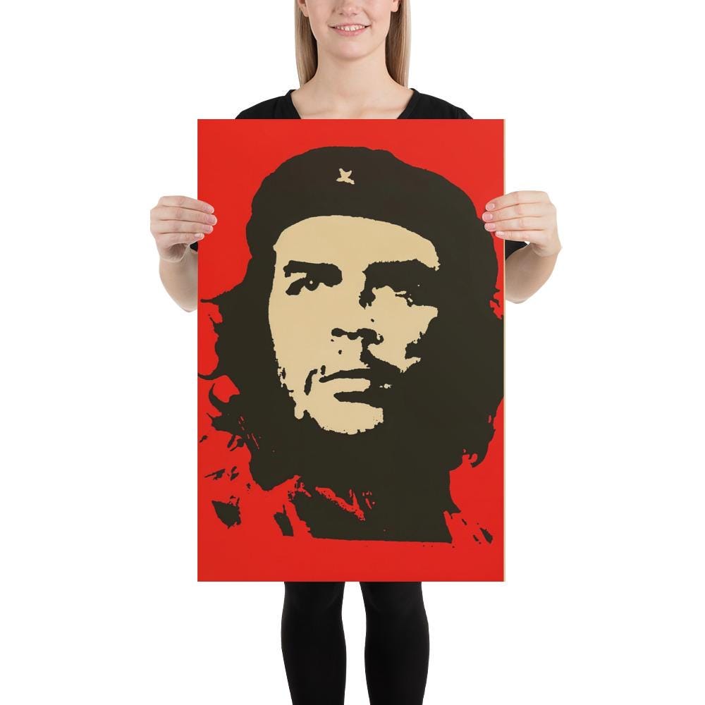 Che Guevara Vintage Poster | Retro Pop Art Print - Etsy