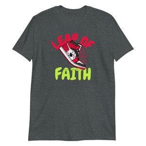 Leap of Faith Spiderman Shoe Inspired Design - Unisex T-Shirt