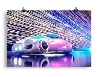 Futuristic Car Poster