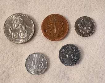 イスラエルのコインセット：1960-1985 UNC アゴロット＆シェケル、中東