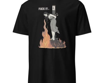 Witch Burning Graphic Tee – Unisex Artistic Design