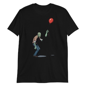 Zombie Cut Off Arm Balloon - Unisex T-Shirt