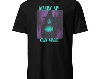 Witch Graphic T-Shirt – Gothic Fantasy Occult Tee