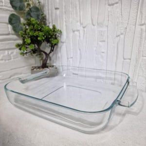 Vintage PYREX 273 Glass Baking Dish – Corning USA – 1970s Heat-Resistant Clear Roaster – Borosilicate Bakeware – Retro Kitchen Decor