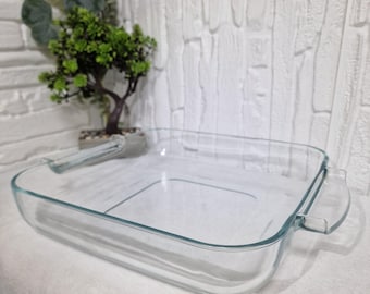 Vintage PYREX 273 Glass Baking Dish – Corning USA – 1970s Heat-Resistant Clear Roaster – Borosilicate Bakeware – Retro Kitchen Decor