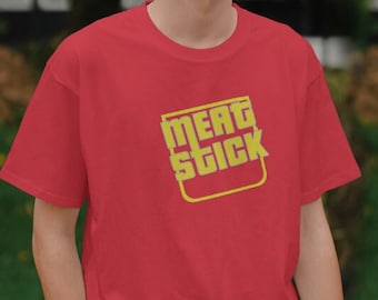 Phish Meat stick  Slim Jim Logo Tee Trey Anastasio Concert tour Red