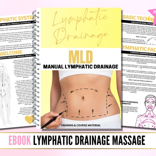 Manual Lymphatic Drainage Ebook Body Contouring Lymphatic Etsy