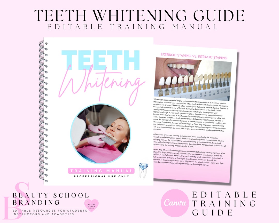 Teeth Whitening Training Manual, Teeth Whitening Manual, Teeth
