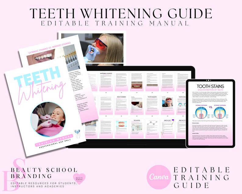 Teeth Whitening Training Manual, Teeth Whitening Manual, Teeth