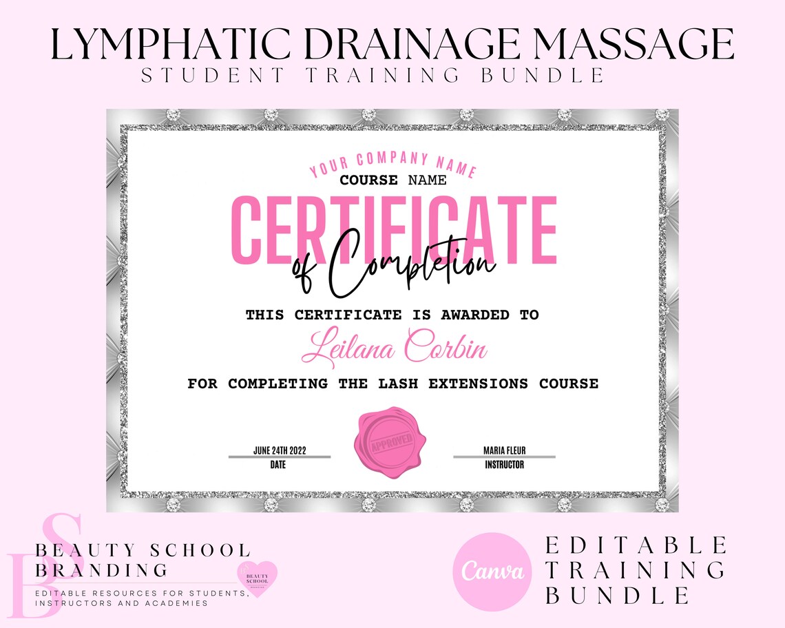 Lymphatic Drainage Massage Training Manual MLD Manual Etsy
