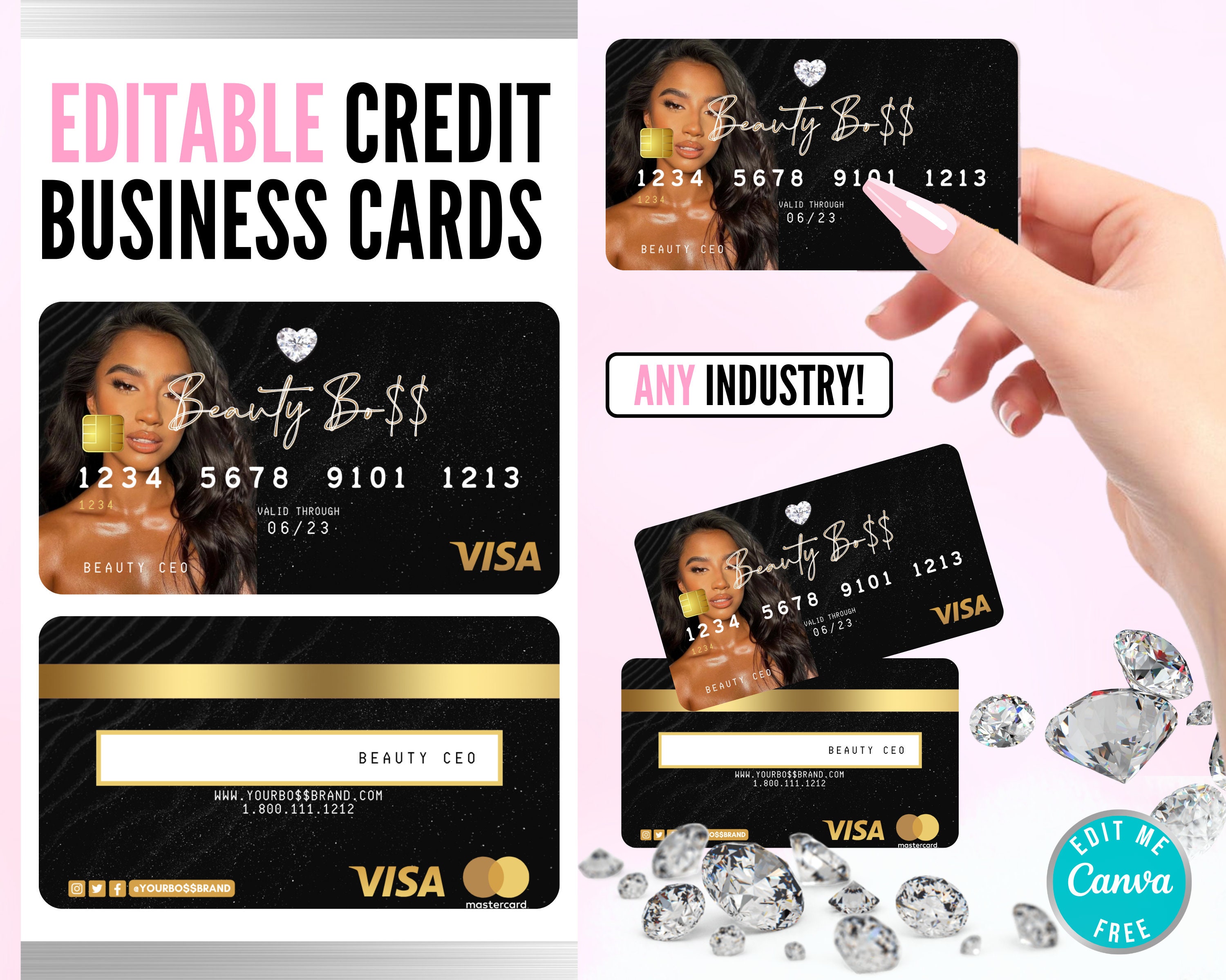 Credit Card Business Cards, Credit Card Business Card Maker