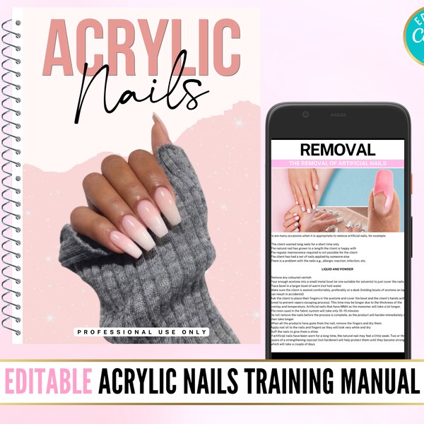 Acrylic Nail Etsy