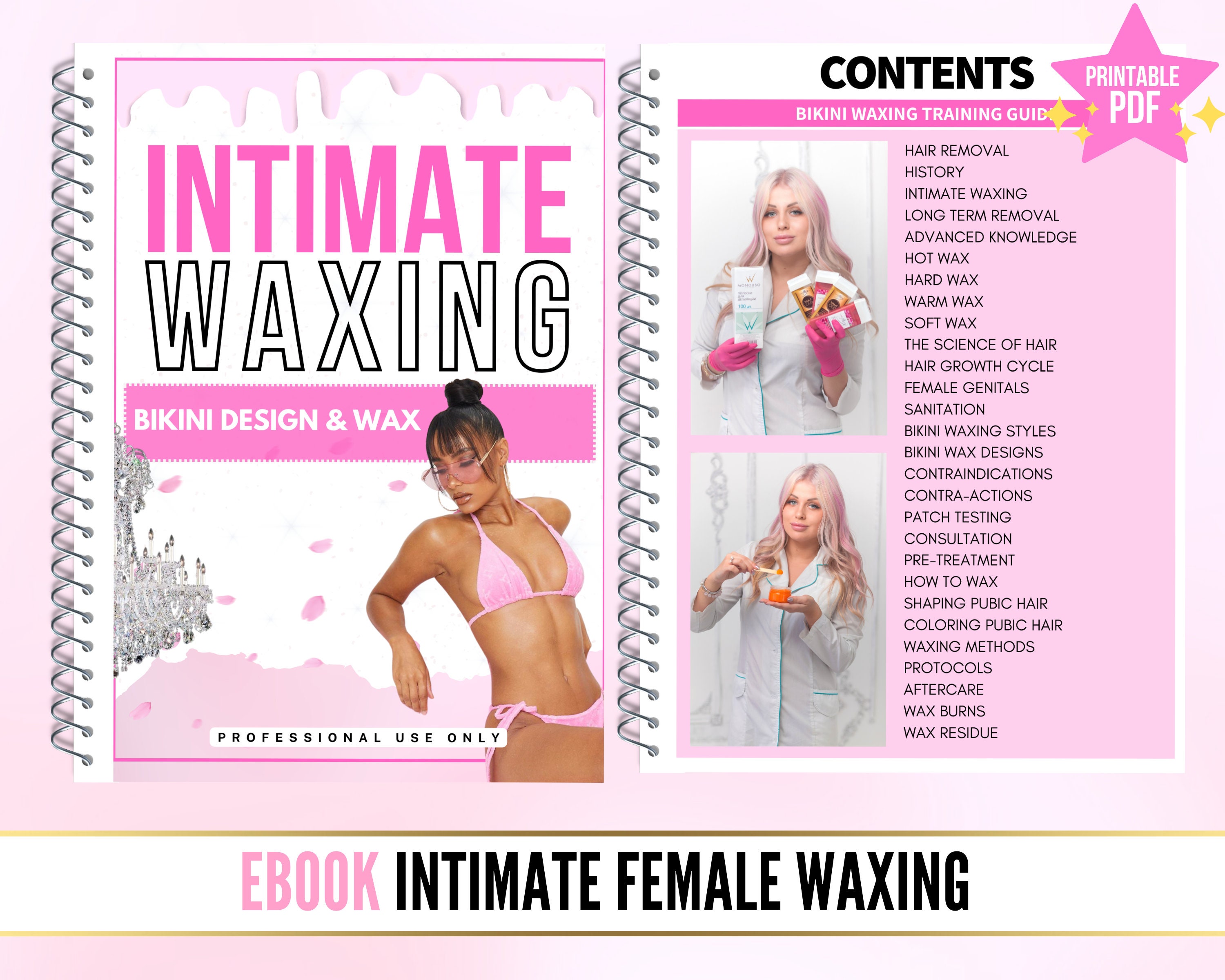 Female Waxing Ebook Bikini Waxing Training Guide Wax - Etsy Australia Female Waxing Ebook Bikini Waxing Training Guide Wax - Etsy Australia
