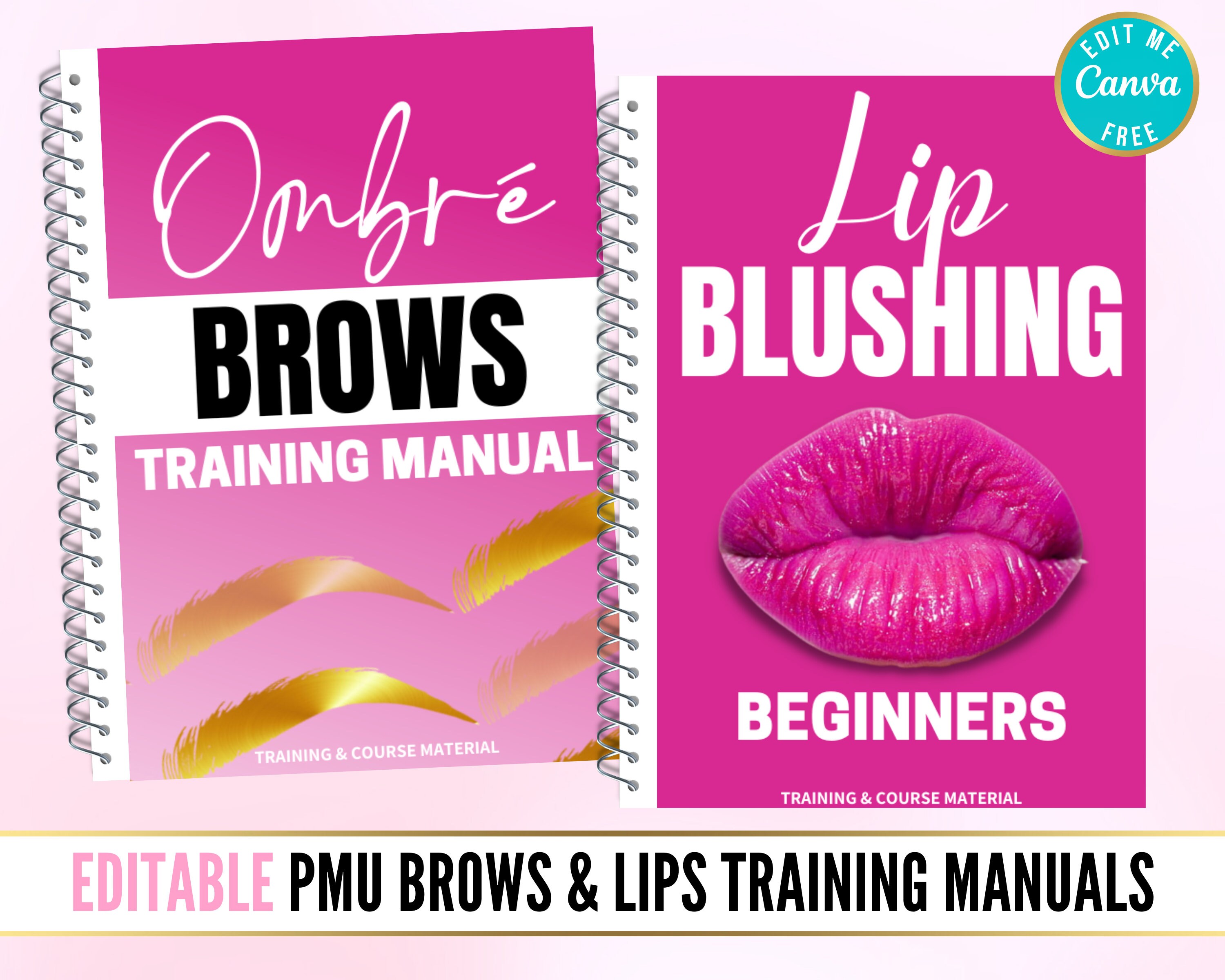 Lip Blush and Powder Brows Training Manuals Lip Blushing Etsy