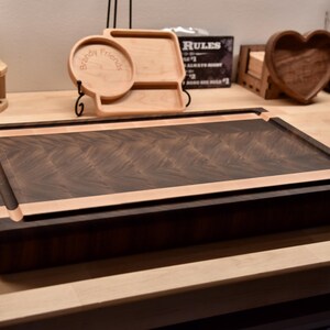 End Grain Cutting Board - Walnut and Hard Maple, Perfect for Kitchen Prep and Entertaining, Perfect Gift