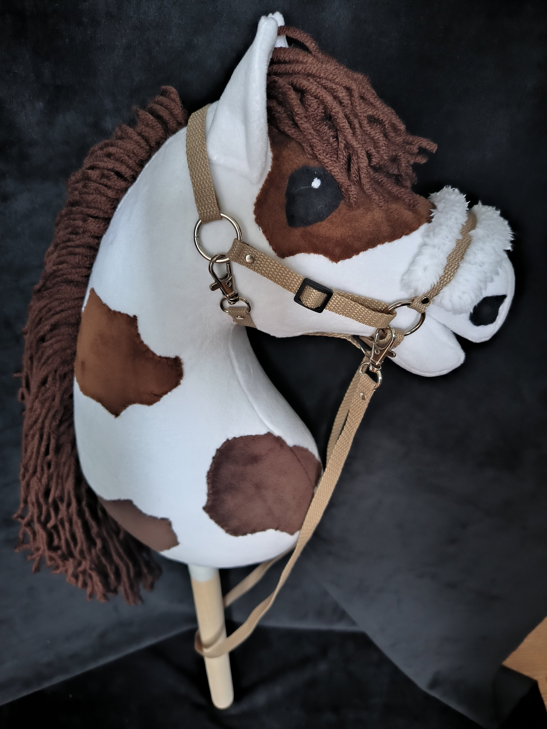 SKIPPI Hobby Horse Halfter - Lavendel Set Mit Zügeln Und Polstern