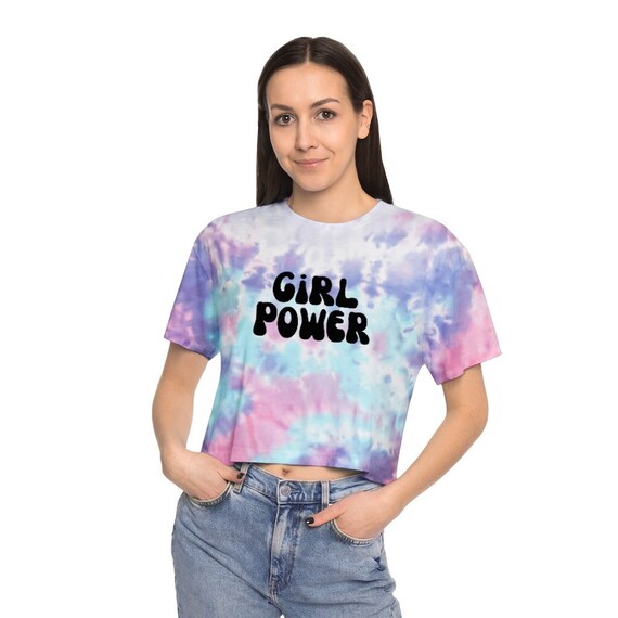 Girl Power Crop Top Girl Power Feminist Shirt Womens Crop Etsy
