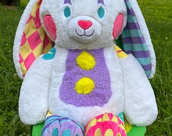 Taffy the Clown Bunny Patchkins Plush