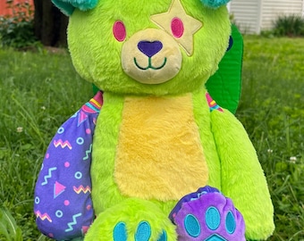 Gizmo the Retro Alien Puppy Patchkins Plush