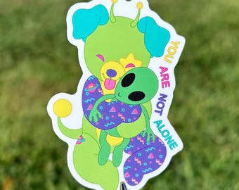Gizmo Patchkins "You Are Not Alone!" Vinyl Sticker