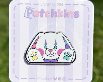 Taffy the Clown Bunny Patchkins Hard Enamel Pin