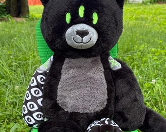Echo the Eldritch Cat Patchkins Plush