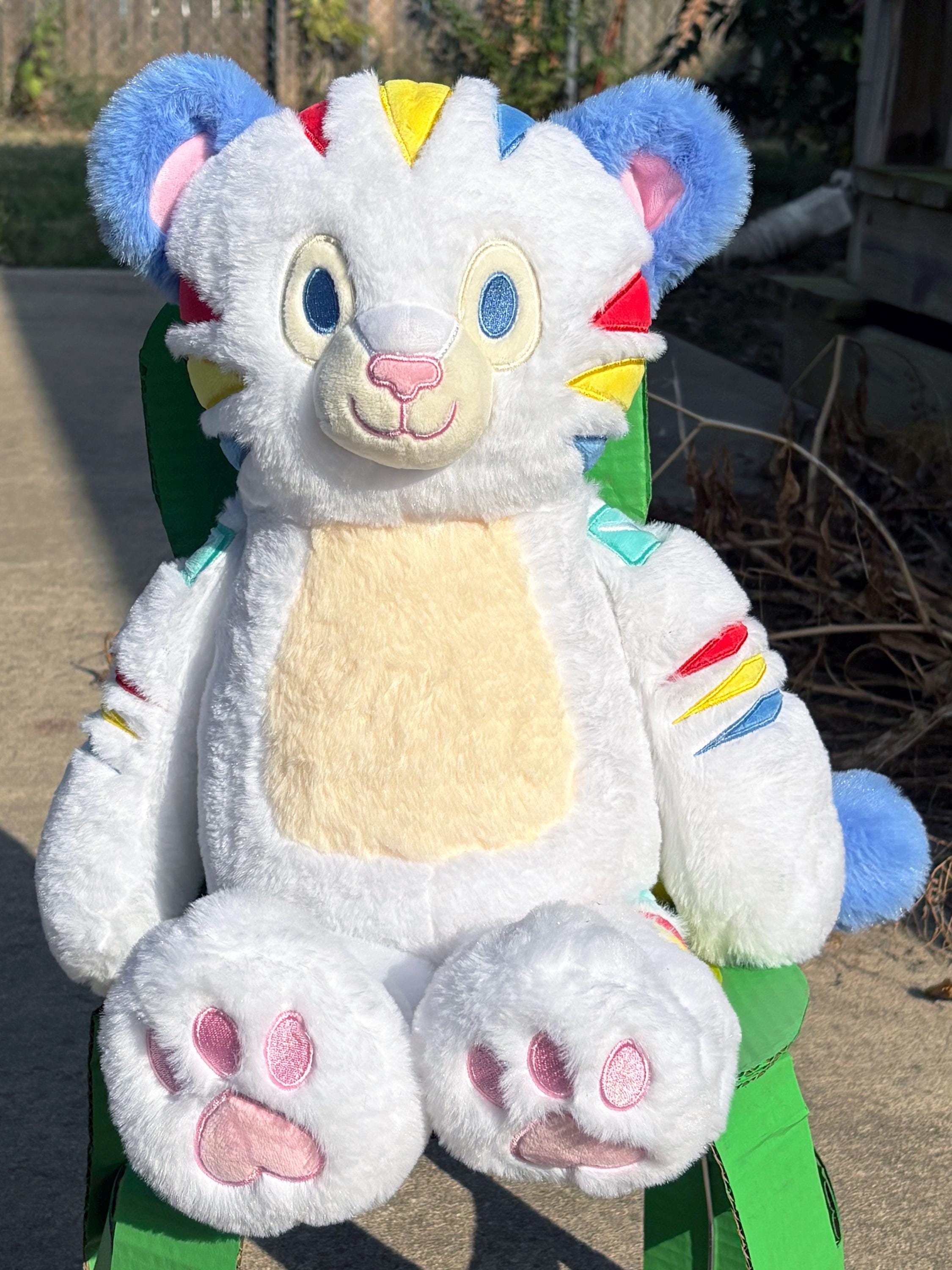 Kipper the Kidcore Tiger Patchkins Plush