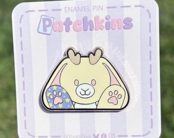 Lune the Night Sky Jackalope Patchkins Hard Enamel Pin
