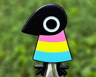 Panseuxal Bird Dyed Enamel Pin