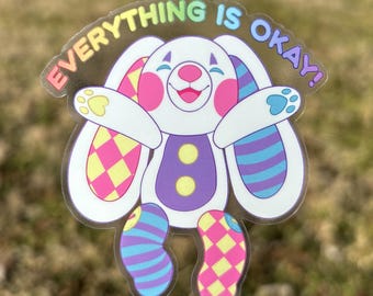 Taffy Patchkins Transparent Border Vinyl Sticker