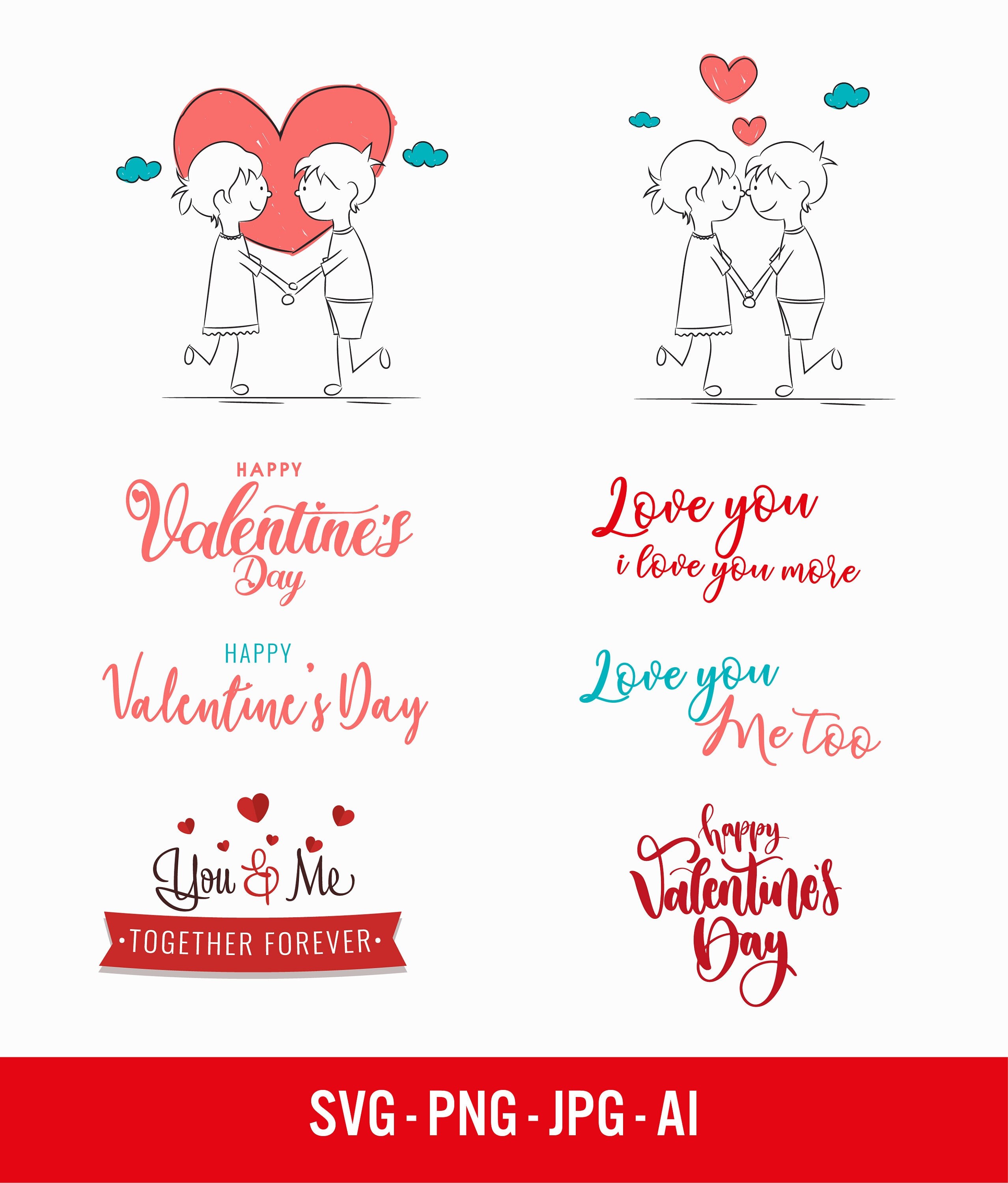 Buy Happy Valentines Day Svg Valentine's Day Cartoon Online in India - Etsy Buy Happy Valentines Day Svg Valentine's Day Cartoon Online in India - Etsy