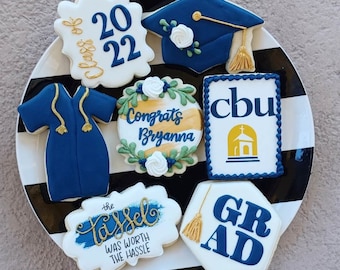 Graduation * ANY SCHOOL AVAILABLE* Decorated Sugar Cookies