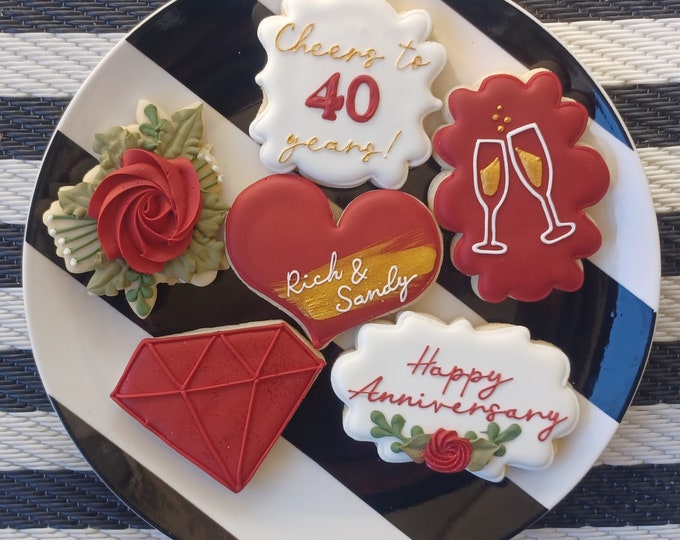 Christmas/ Winter Decorated Sugar Cookies Etsy