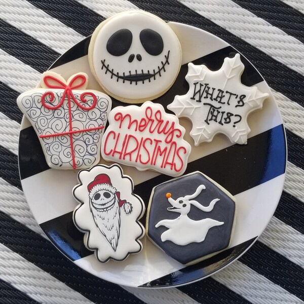 Jack Skellington Cookies Etsy