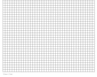 graph paper alphabet etsy