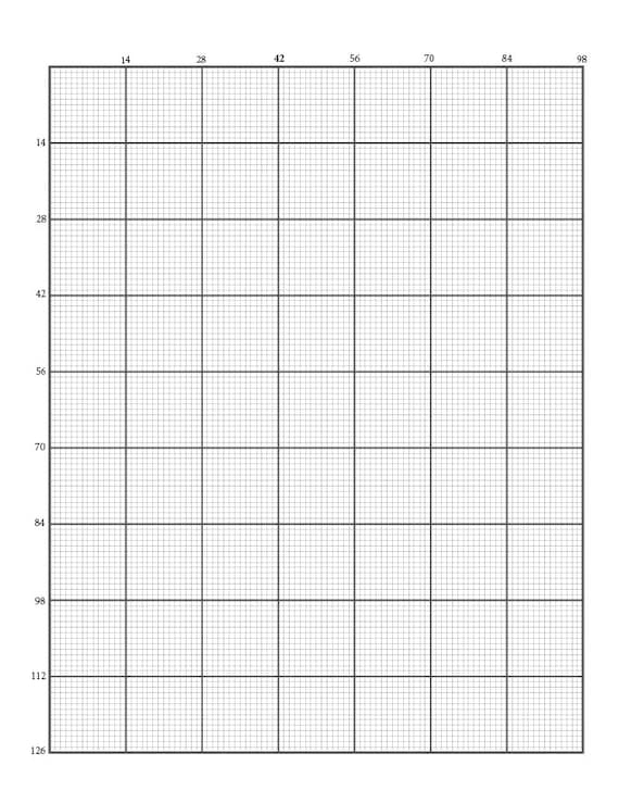Perfectly Scaled and Precise Printable Graph Paper - 14 Lines per Inch With 1-inch Grid - Etsy UK Perfectly scaled and precise printable graph paper - 14 lines per inch with 1-inch grid - etsy uk