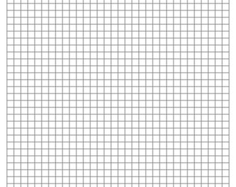 perfectly scaled and precise printable graph paper 1 4 inch etsy