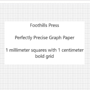 Perfectly Scaled and Precise Printable Graph Paper - 1 mm with 1 cm grid