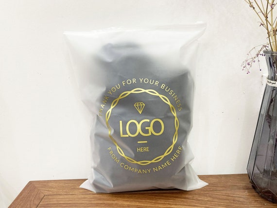100-1000 Custom Frosted Zipper Bags Clear Ziplock Bag High 