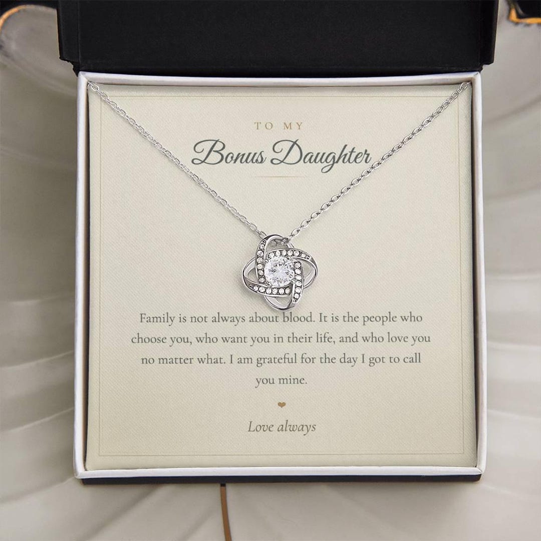 Collier pour ma belle-fille, la famille n'est pas toujours une question ...