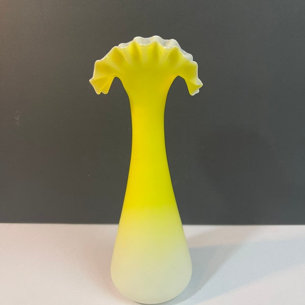 Yellow Flower Vase Etsy