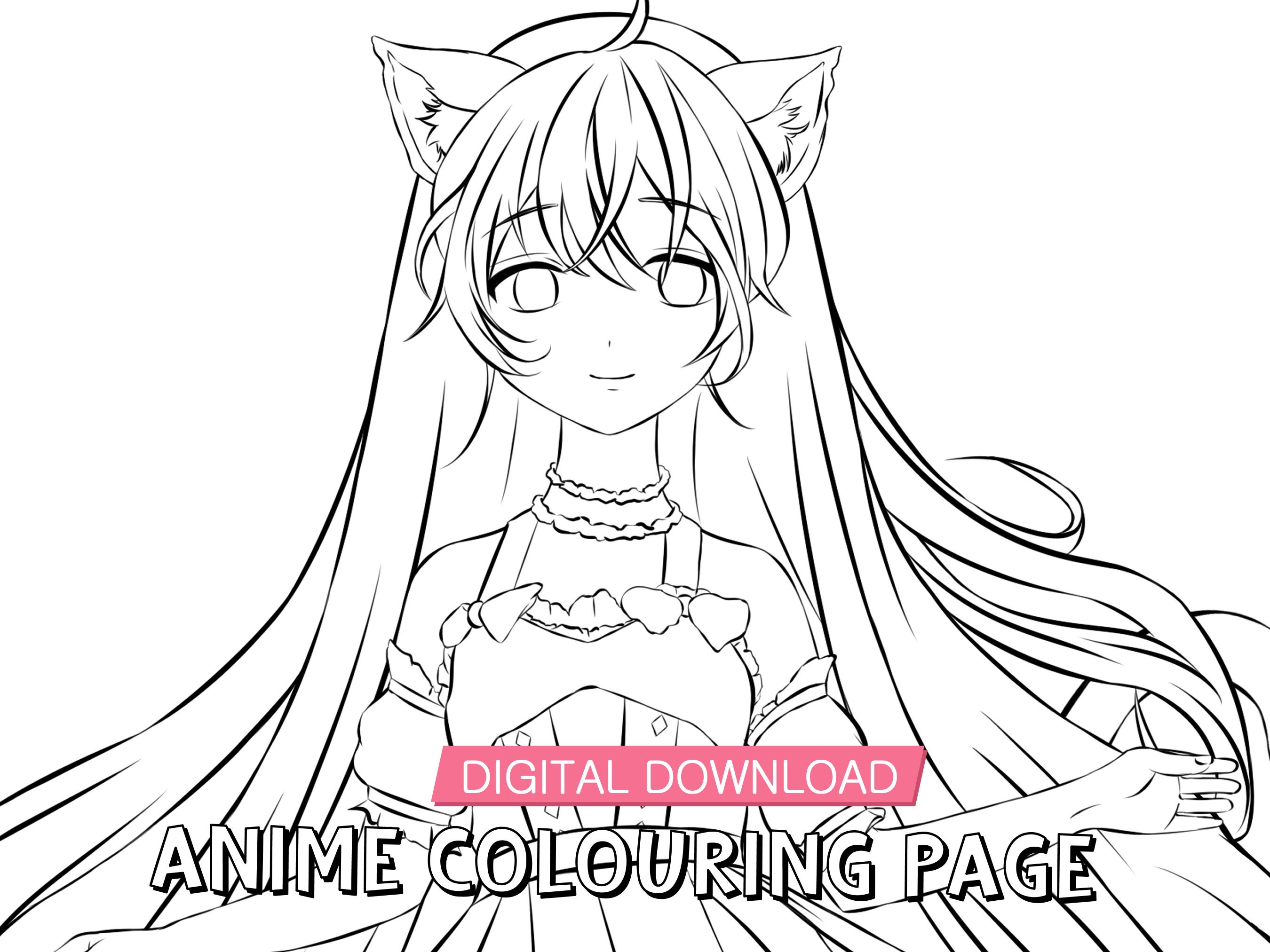 Download Bring Your Drawing to Life with Anime Coloring | Wallpapers.com