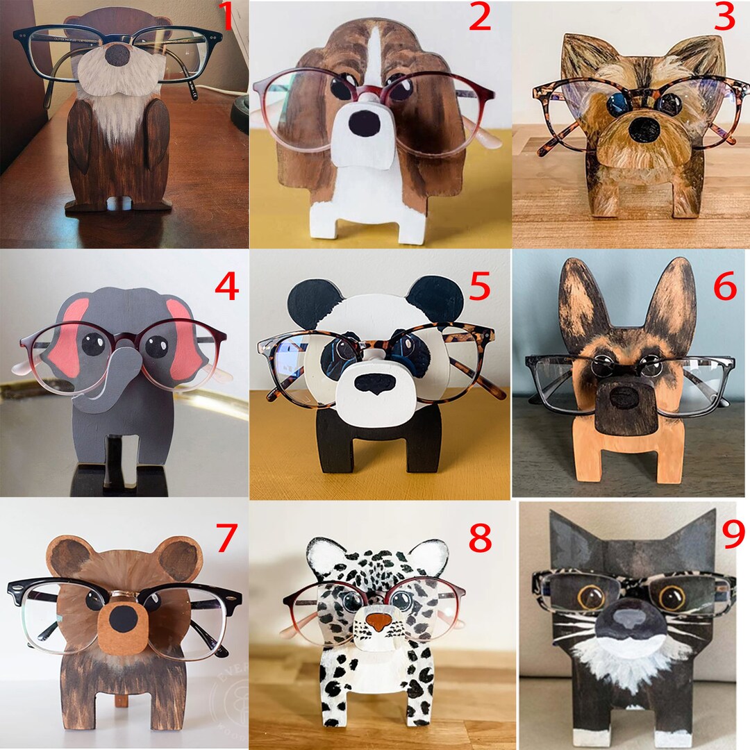 Masut Bee Glasses Holde, Handcafted Wooden Spectacle