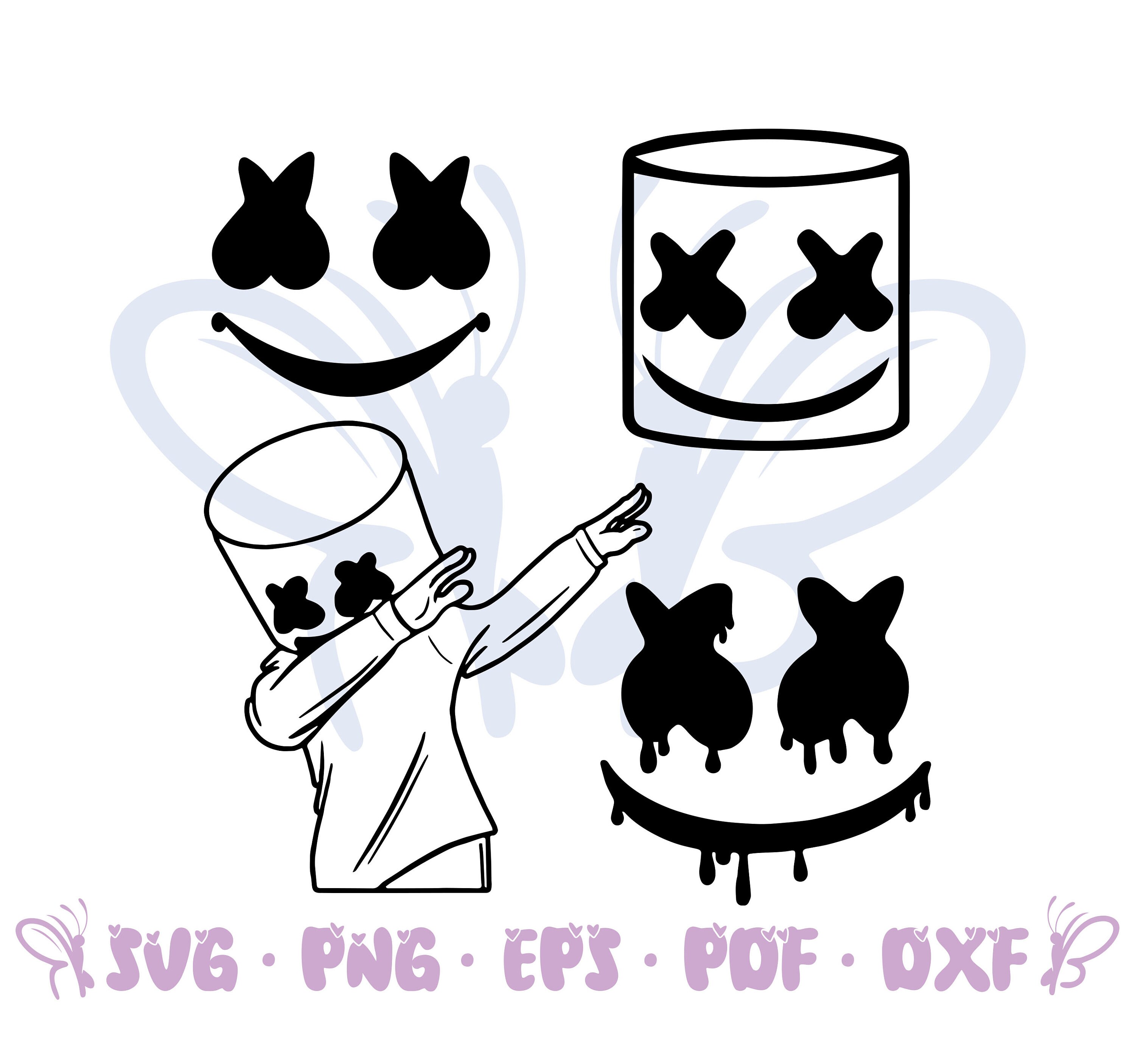 Marshmallow Svg Mello Svg Halloween Marshmallow Svg Etsy Canada