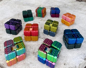 Infinity Cube Honeycomb articulated | Infinity Cube articulated | Anti-stress | Fidget | Spinner | 3D decoration | Tabletop